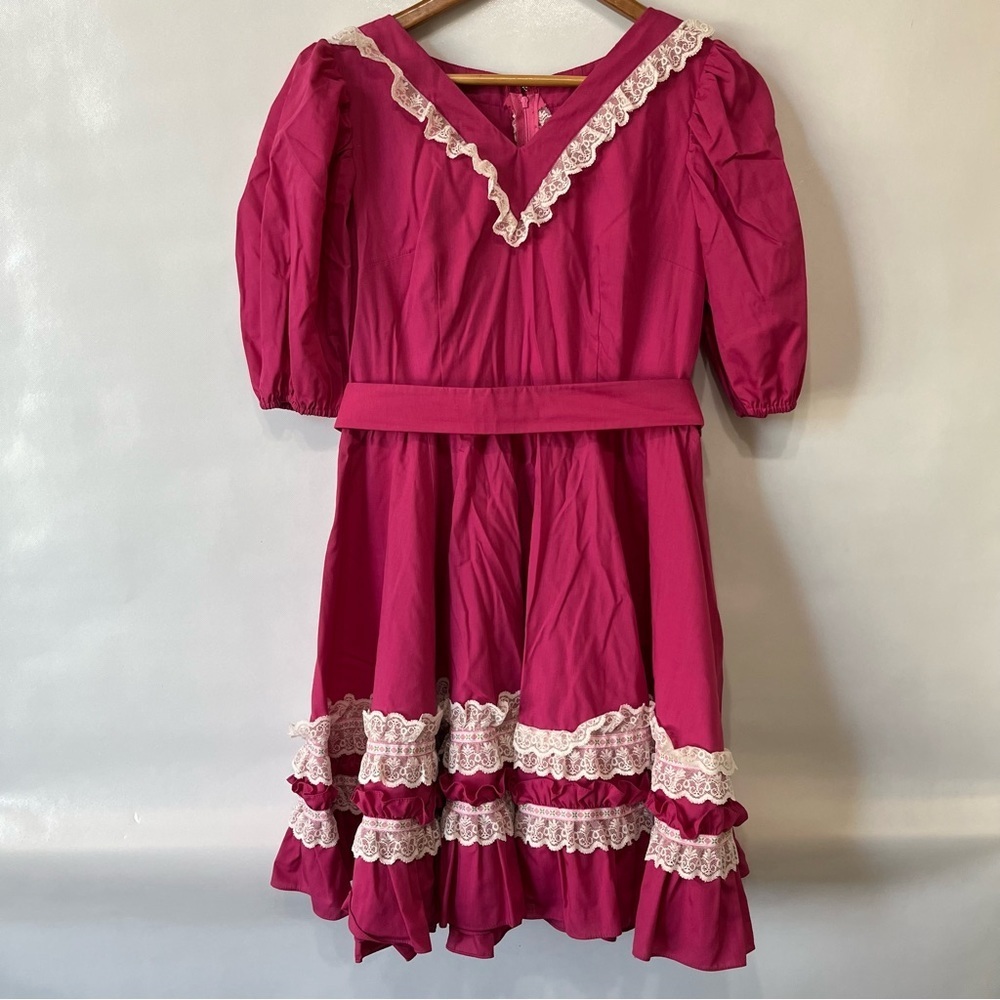 Vintage Square Dancing Dress Handmade